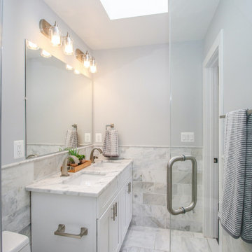 Bathroom Remolded With Standing Shower, Sink With Cabinet Space, Washington DC