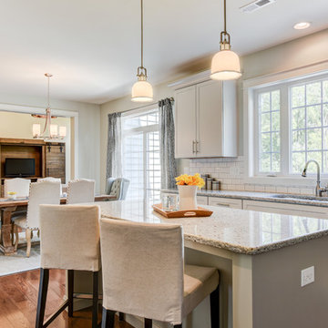 Understated Rustic Elegance in an Open Concept Family Room & Kitchen Project