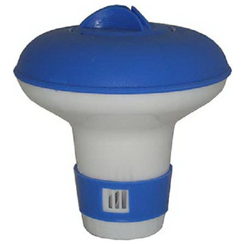 JED Pool Tools 10-451 Mini Floating Chlorine/Bromine Dispenser, Refillable