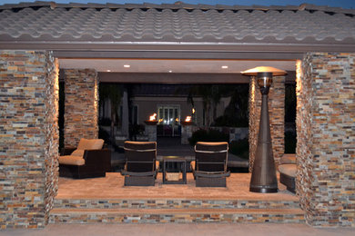 Outdoor Living with BBQ, Gazebo and Fire features