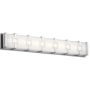Velitri LED 30" Chrome Vanity Wall Light