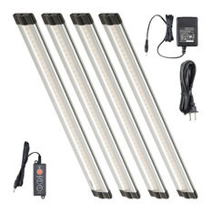 Lightkiwi X8402 12" Cool White LED Under Cabinet Lighting 4-Panel Kit