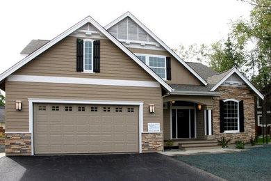 Inspiration for a craftsman exterior home remodel in Other