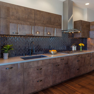 Kitchen Overlooking the City