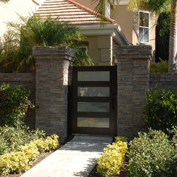 Designer Wood Gates - Home Fencing And Gates