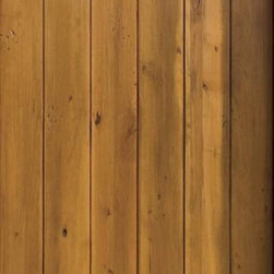 Prehung Exterior Single Door 96 80 Wood Alder Rustic Plank Round Top - Front Doors