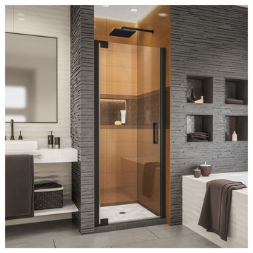 DreamLine SHDR-4334000 Elegance-LS 34 - 36" W x 72" H Frameless - Satin Black