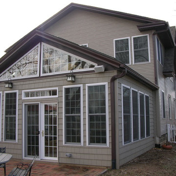 Solarium and second floor expansion