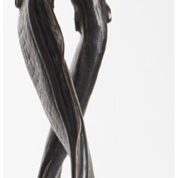 Bronze eels & amphora (sculpture) - Sculptures