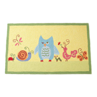 Forrest Friends Rug Forest Friends Rug, 3'x5' - Modern - Kids Rugs - by The Little Acorn ...