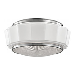 3 Light Flush Mount lighting by Hudson Valley Odessa in Transitional style - Lighting