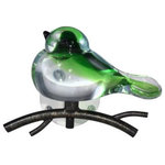 Dale Tiffany - Dale Tiffany AW16003 Green Bird, 6" Handcrafted Art Glass Wall Art Dec - This delightful Green 1 Bird Wall Decor adds a whiGreen Bird 6 Inch Ha Rustic Bronze *UL Approved: YES Energy Star Qualified: n/a ADA Certified: n/a  *Number of Lights:   *Bulb Included:No *Bulb Type:No *Finish Type:Rustic Bronze