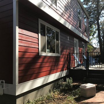 James Hardie reside and new Trex Deck Build