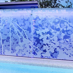 Feature Glass panel - Outdoor Wall Art