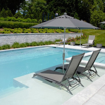 Modern & Bright Swimming Pool + Spa NY Design