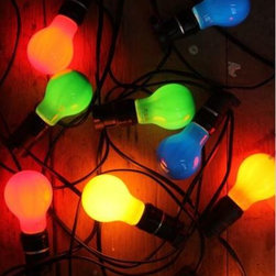Multi Colored Festoon Lights - Outdoor Rope And String Lights