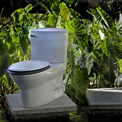 Royal Throne - Leather Wrapped Toilet Seat - Bath Products