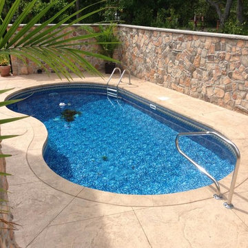Freeform Vinyl Liner Pools
