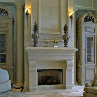 Mediterranean living room in Tampa.