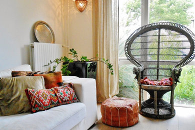 Living room - eclectic living room idea in Amsterdam