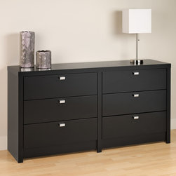 Prepac Black Series 9 Designer 6-Drawer Dresser - Products