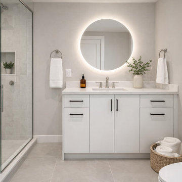 Euro Pristine Matte White Gallery | Bathroom Projects