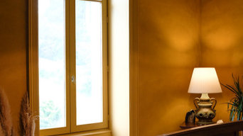 Marmorino Velvet - India Yellow Bedroom refurbishment