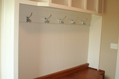 Arts and crafts laundry room photo in Chicago