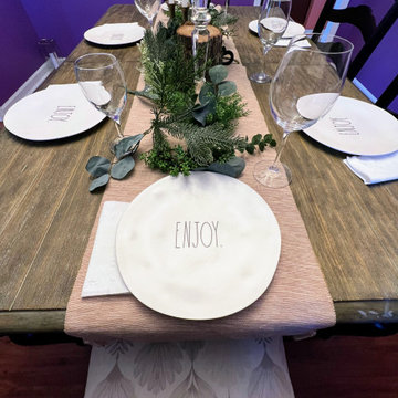 Purple Dining Room