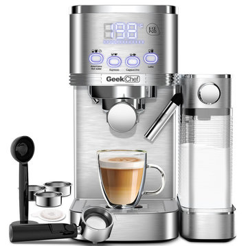20 Bar Espresso Coffee Machine With Automatic Milk Frother