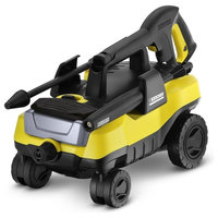 Electric Power Pressure Washer With 4 Rolling Wheels