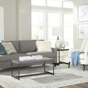 Simple and Serene Living Room