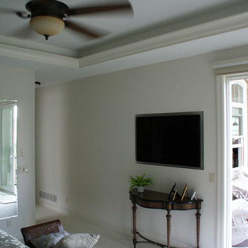 Master Bedroom Recessed Television