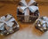 Lighted Rattan Gift Boxes With Bows Christmas Decorations, 3-Piece Set