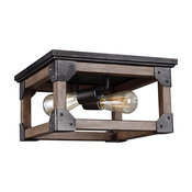 Sea Gull Lighting 2-Light Dunning Flush Mount