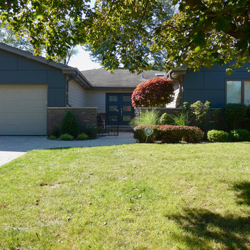 James Hardie Siding Ranch Home in Norhbrook, IL