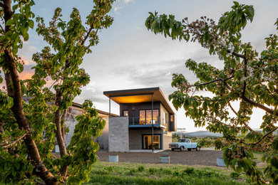 Industrial exterior home idea in Seattle