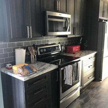 Galley Kitchen -Cabinetsmith Impressions Transitional in Zambukka