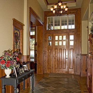 Castle Rock Mountain Craftsman Ranch Home