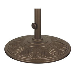 Cast Aluminum Art Deco Stand - Coatracks And Umbrella Stands