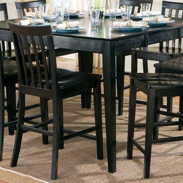 Coaster Pines Counter Height Dining Set - Black