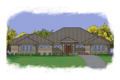 Architectural Illustration of Santa Anita Project in Belmont Heights