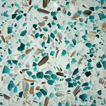 Terrazzo and Amazonite Quartzite