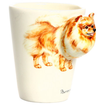 Pomeranian 3D Ceramic Mug