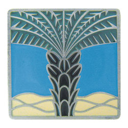 Inviting Home Inc. - Royal Palm Knobs, Antique-Style Pewter-Periwinkle - Cabinet And Drawer Knobs