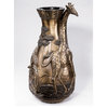 Giraffes of the Savanna Sculptural Vase