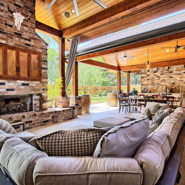 The Woodlands Outdoor Patio and Kitchen