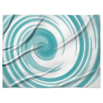 "Spiraling Out in Style" Sherpa Blanket 80"x60"
