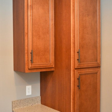 Knox, IN. Kountry Wood Products, Rustic Royal Maple Kitchen