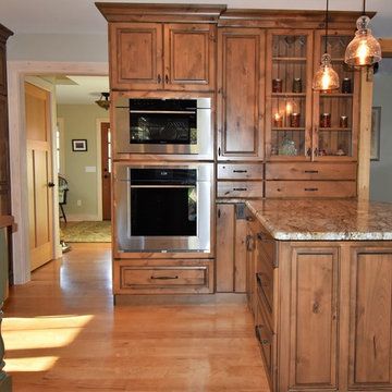 Rustic Knotty Alder Kitchen